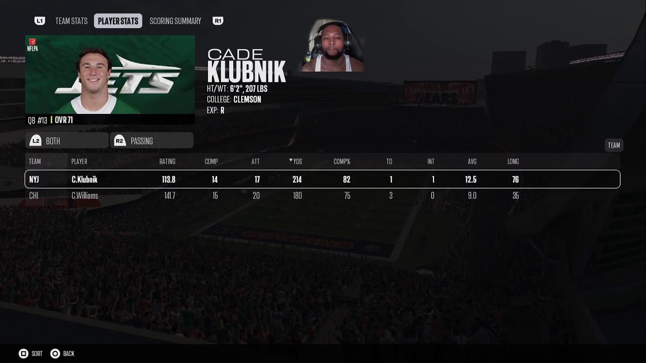Madden27 Connected Franchise Jets @ Bears! (I do not own the rights to this music)