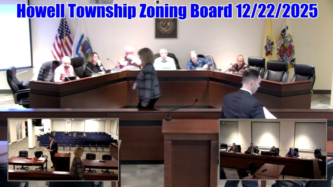 Howell Township Zoning Board Meeting 12/22/2025