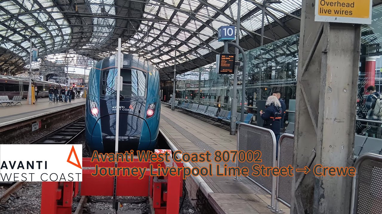 AWC 807002 Journey from Liverpool Lime Street to Crewe on the 1A42 service smooth ride🚆 17/01/2026