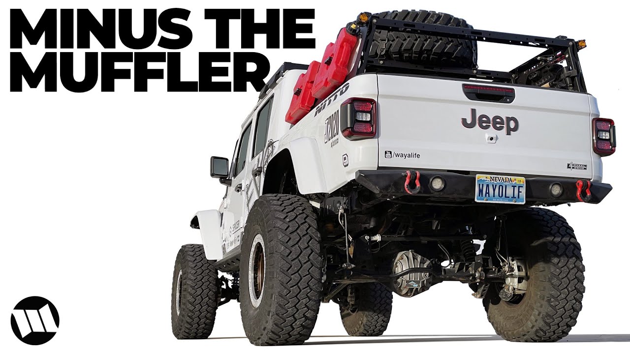 Удаление глушителя Jeep Gladiator с установкой выхлопной системы Dynomax Quiet Crawler + аудиоклипы