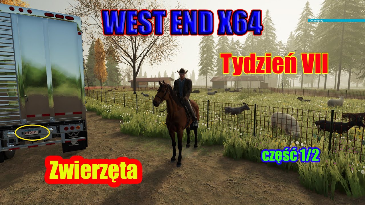 West end X64 FS22 zwierzęta