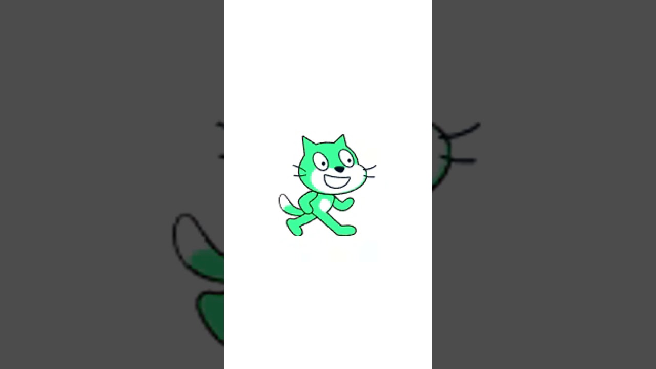 Scratch Cat can change his colors #youtubeshort #scratchanimation #loopingvideo #capcutvideo #colors