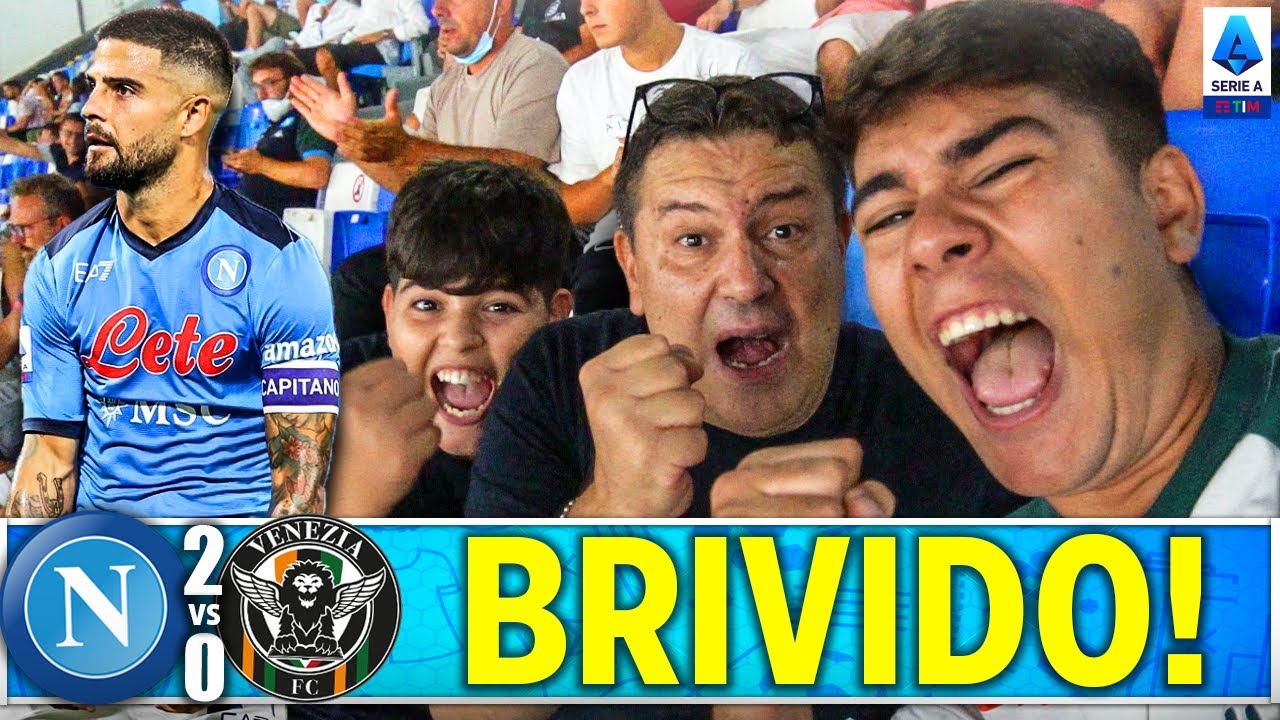 BRIVIDO!! NAPOLI-VENEZIA 2-0 | LIVE REACTION NAPOLETANI dallo STADIO MARADONA!