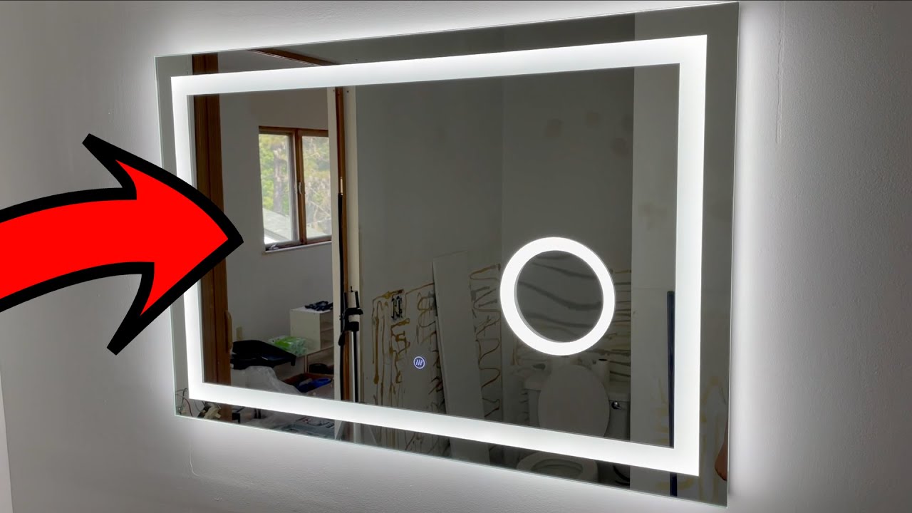 Mirrorons 36x24 LED Bathroom Mirror, 3X Magnifying, 3 Colors Dimmable, Anti-Fog - Review