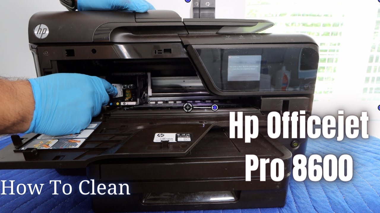 Как очистить печатающую головку - Hp Officejet Pro 8600 - Проблема не печатает решена!