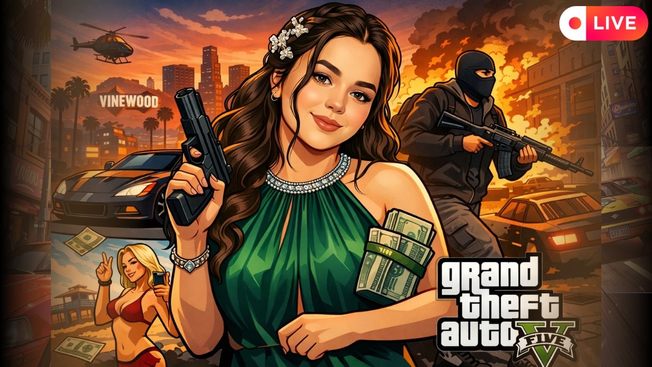 🔥GTA V LIVE | INSANE Action, 5-Star Chase & Full Entertainment  Road to 5k 🔥 #gta5