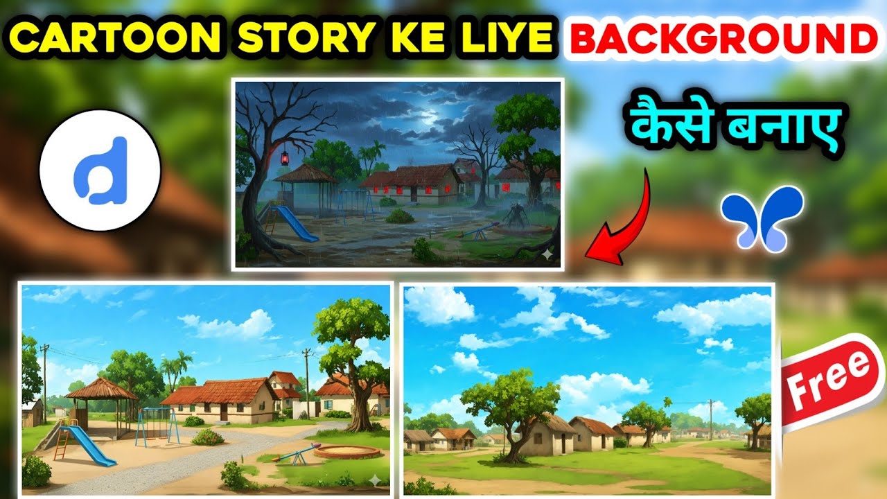 Cartoon Story Background Kaise Banaye | फ्री कार्टून बैकग्राउंड कैसे डाउनलोड करे ?