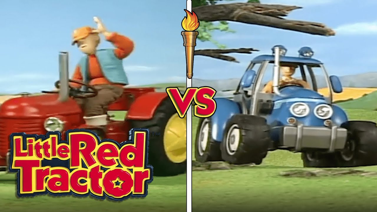 Tractor Race | Celebrate the Olympics | Little Red Tractor