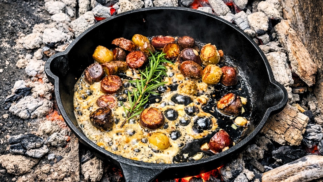 Solo Walk Along the Gator-Lined Backwaters - Cast Iron Onion Smash Burgers 