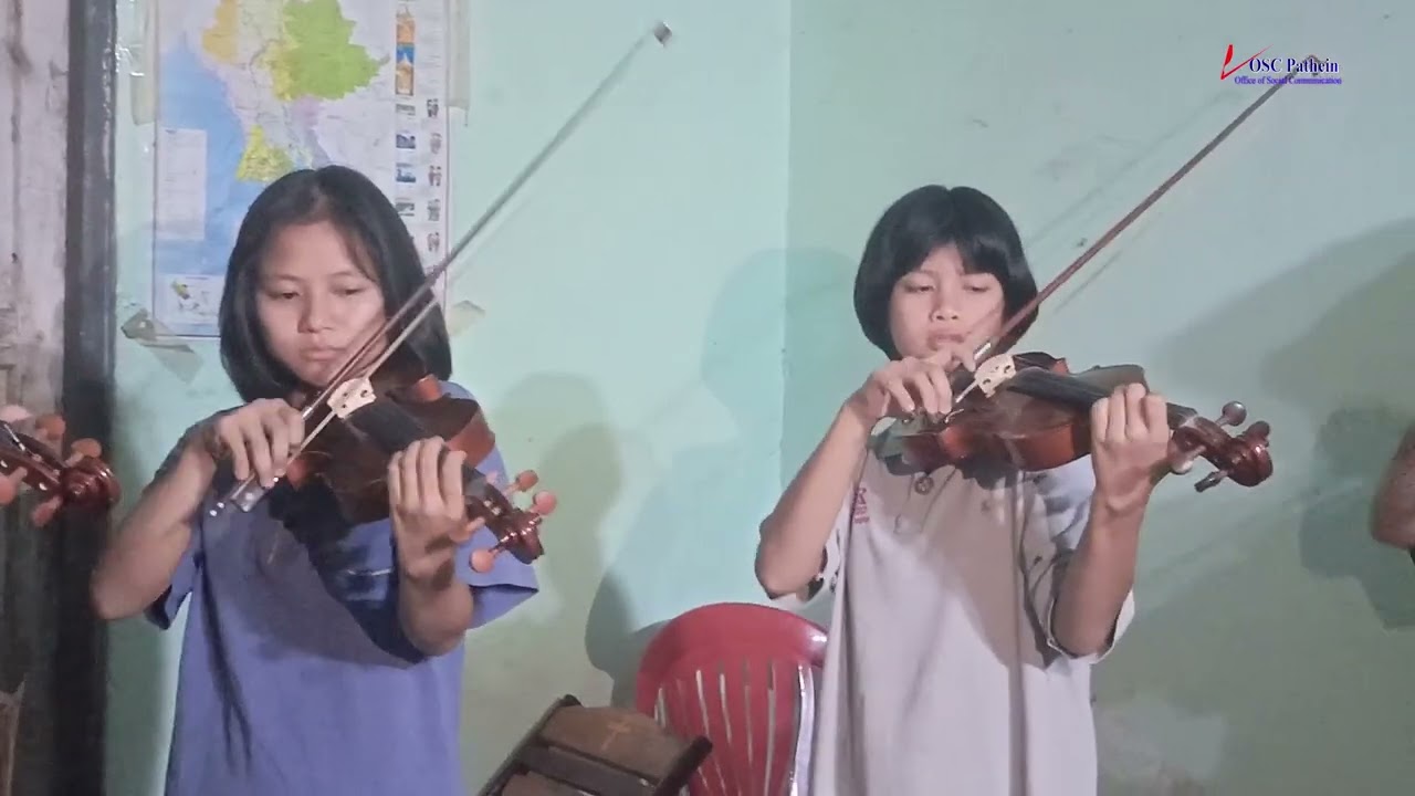 ချမ်းသာကုန်းသာသနာ သမီငယ်လေးများ၏ တယောလက်သံ...