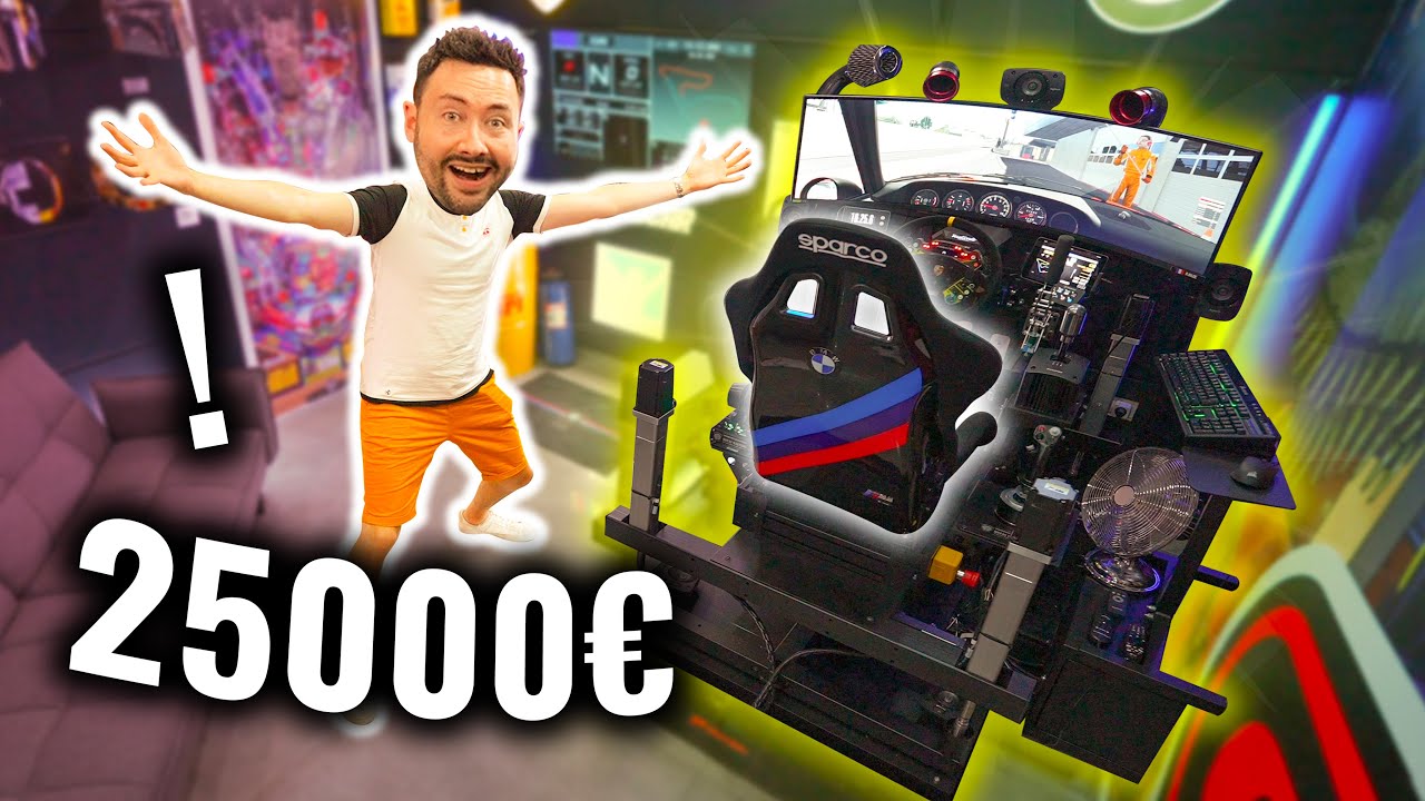 Gros Setup Simulateur Voiture, Avion &agrave; 25 000&euro; !