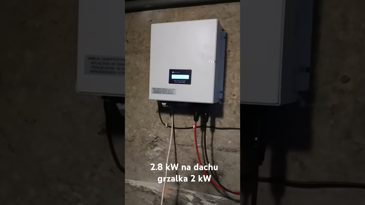 falownik off grid i grzanie wody z fotowoltaiki #fotowoltaika