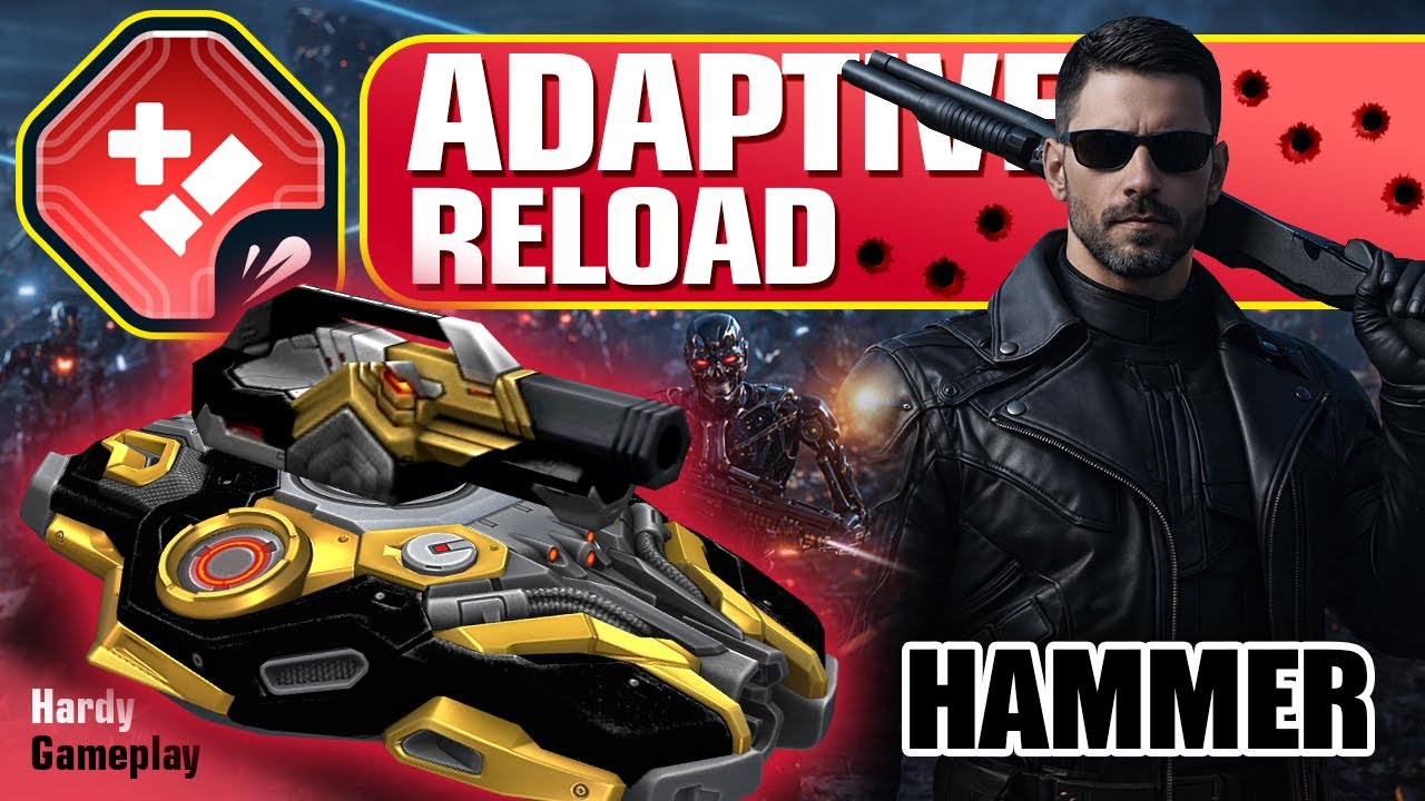 HAMMER Adaptive Reload & Crusader Excelsior + Defender Drone 👊 Hardy || Tanki Online 2025 (Gameplay)