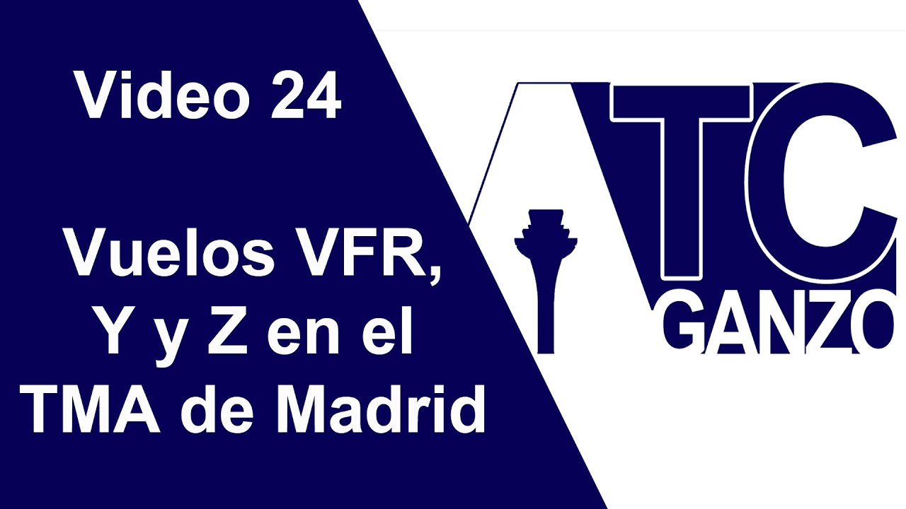 Control Aéreo - Video 24 - Vuelos VFR, Y y Z en el TMA de Madrid