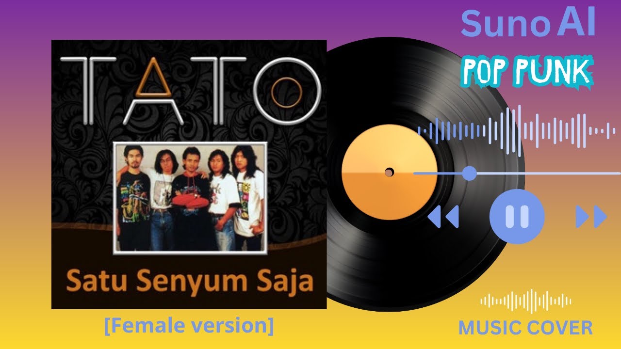 Satu senyum saja || cover female version pop punk || by TATO