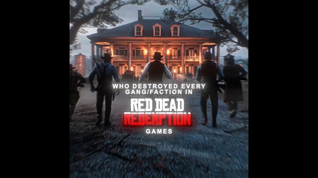 Who Destroyed Every Red Dead Gang? [4K]😈🔥 | Red Dead Redemption #shorts