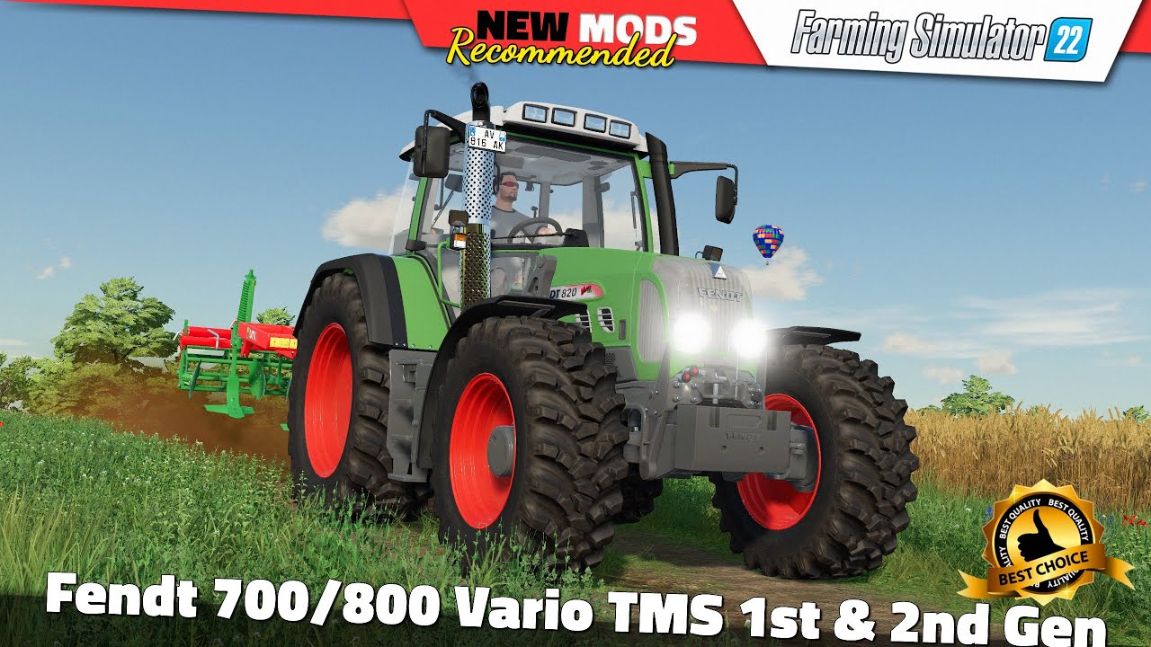 FS22 | FENDT 700/800 Vario TMS 1st & 2nd Gen - Farming Simulator 22 New Mods Review 2K60FPS