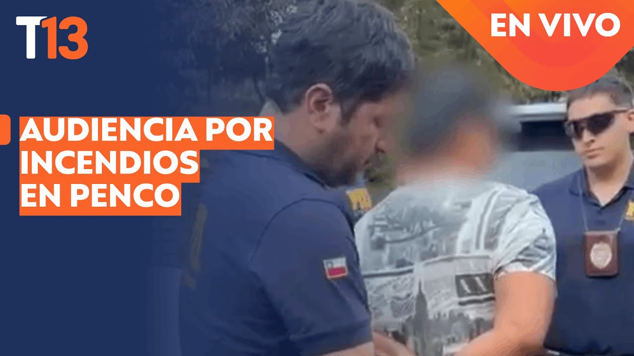 Audiencia de detenido por incendios en Penco