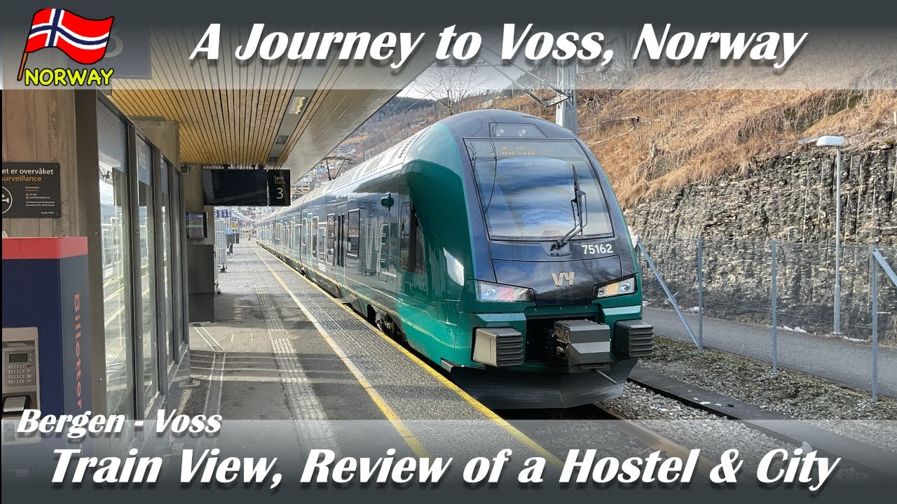 Winter Journey to Voss🇳🇴: Regional train to a beautiful place