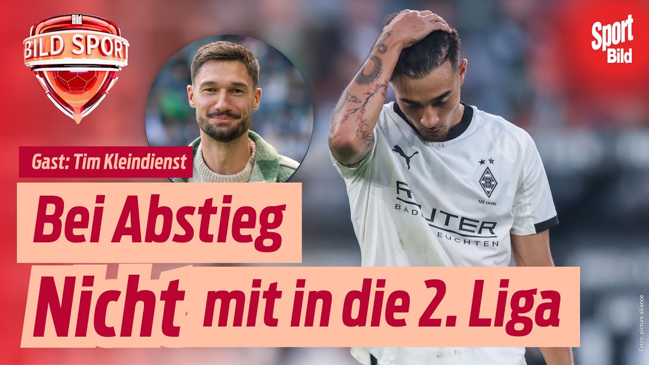 Tim Kleindienst exklusiv! Gladbachs Horror-Pleite & Tabellenplatz 18! 😳 | BILD Sport TV