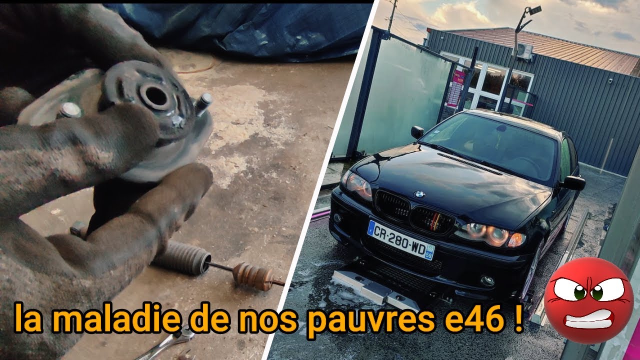 remplacement amortisseurs arrière BMW E46. #bmw #mécanique #320d #bmwe46 #bmwe46