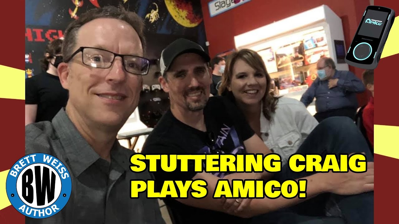 Stuttering Craig Skistimas (ScrewAttack) Playing Intellivision Amico Astrosmash!