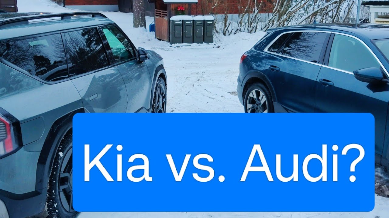 Uusi Kia EV9 ja vanha Audi e-tron 55: Audi vaihtoon?