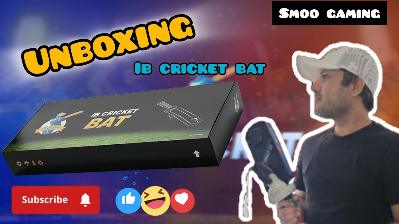 Unboxing The New Official IB Cricket Bat | Smoo Gaming