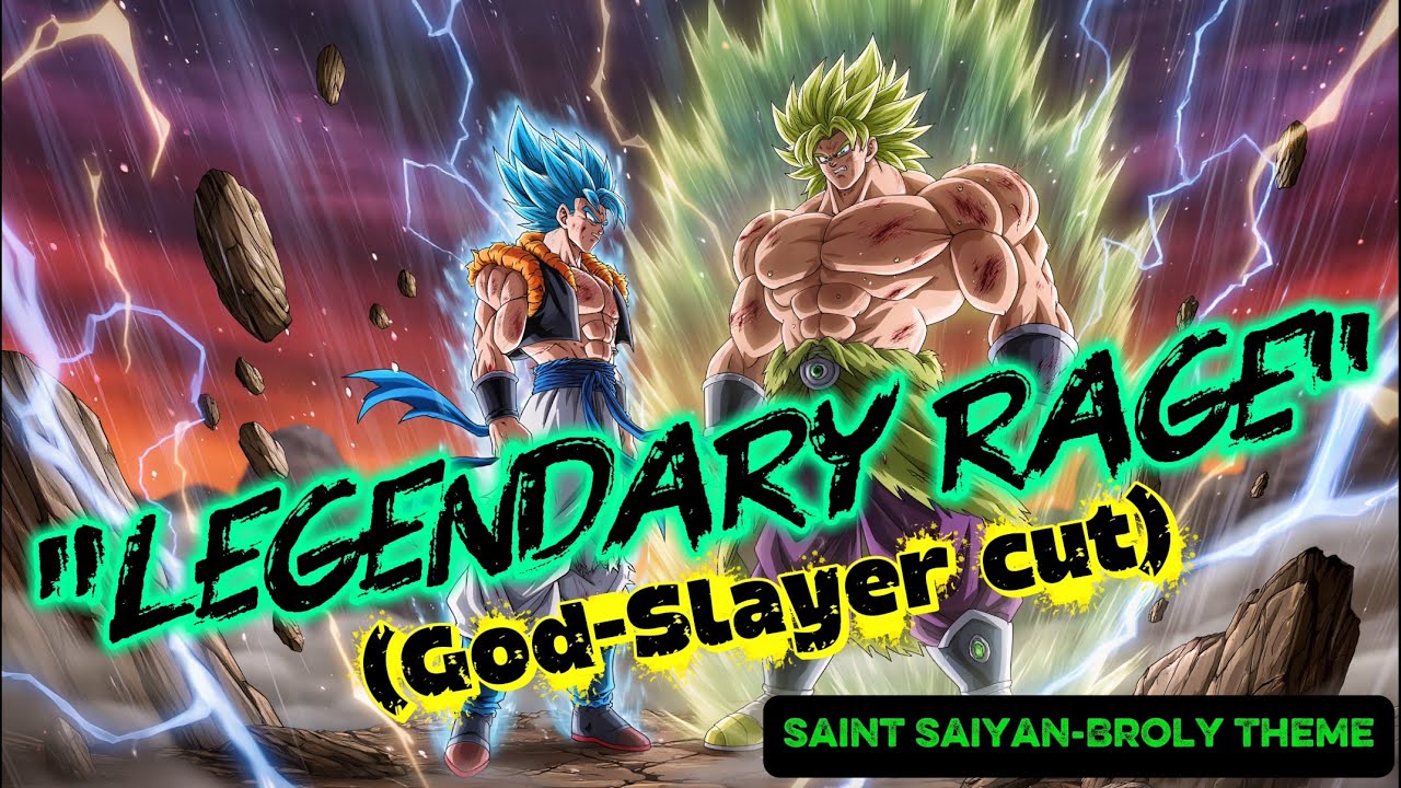 LEGENDARY RAGE – Broly vs Gogeta (God-Slayer Cut) | Saint Saiyan | Epic Rap Metal