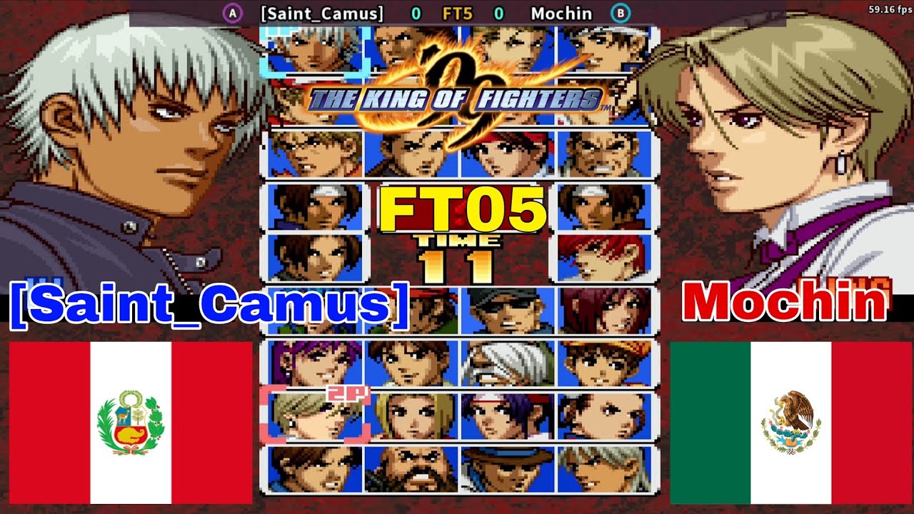 KOF99 킹 오브 파이터즈99 拳皇99 - [Saint_Camus]🇵🇪🆚🇲🇽Mochin [FT05] 10880p.60fps #kof98 #gaming #kof2002plus