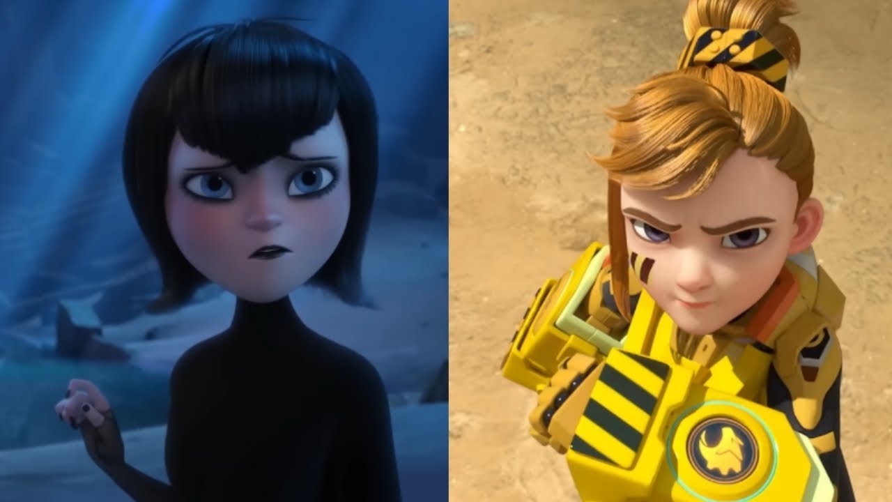 mavis dracula vs delby dinoster l hotel transylvania vs quantum heroes dinoster 