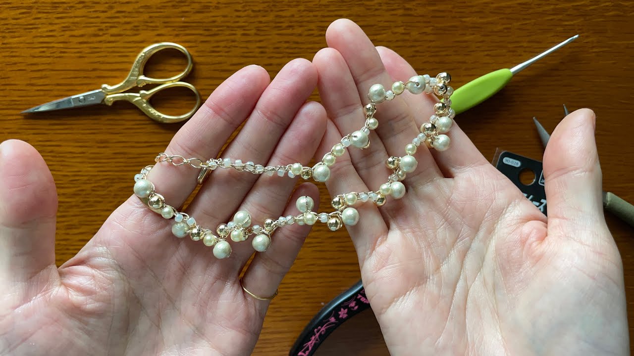ビーズクロッシェ初心者様向け　3wayアクセサリーの作り方