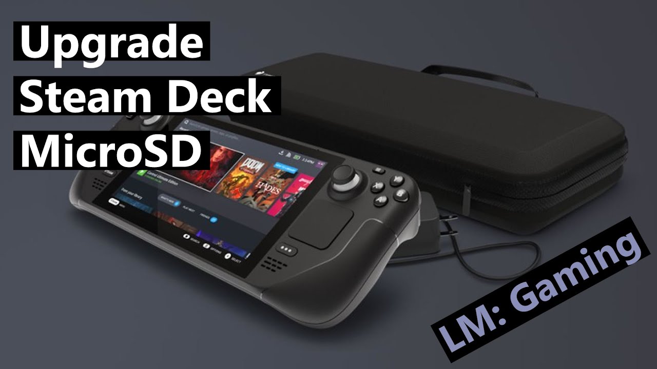 Как увеличить размер карты памяти MicroSD в Steam Deck