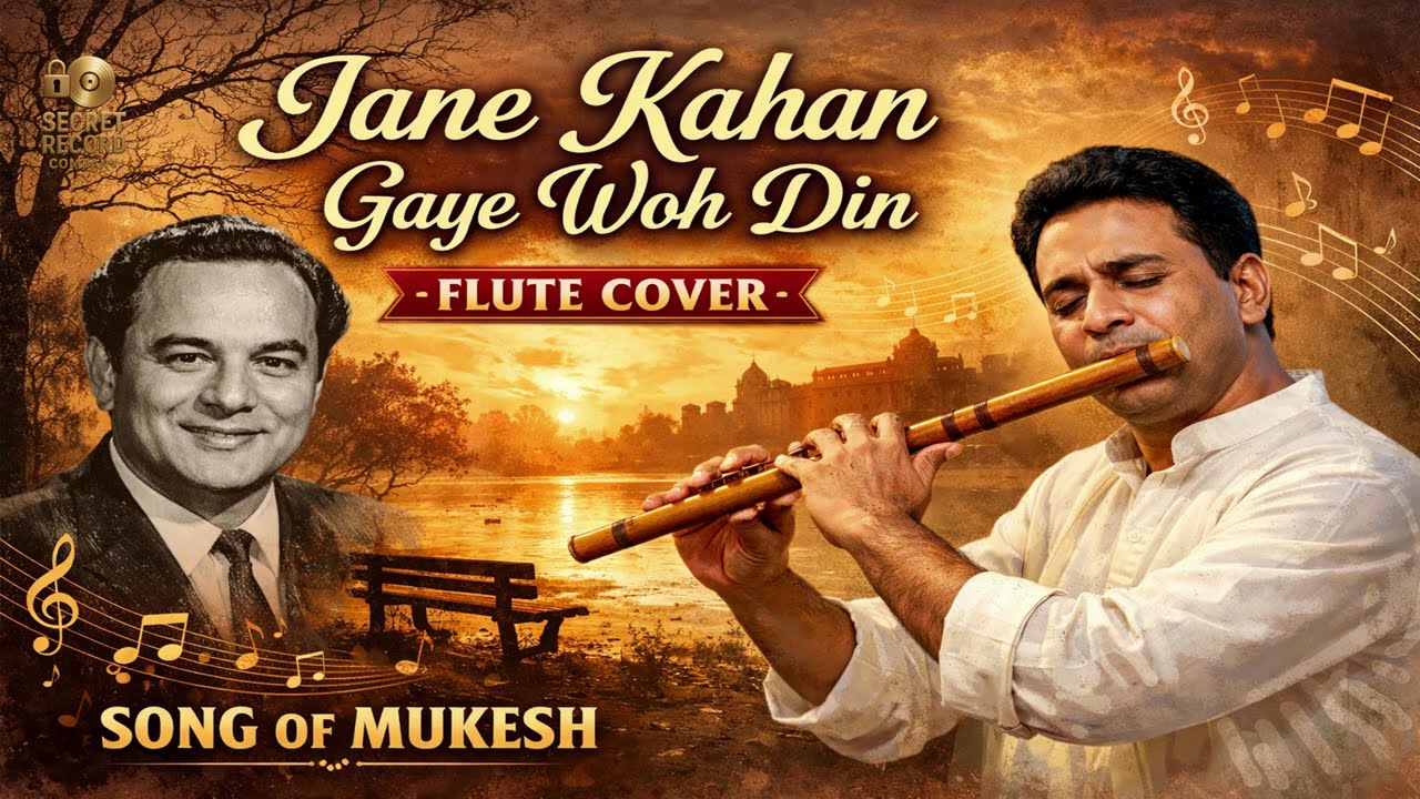 JANE KAHAN GAYAE WO DIN FLUTE COVER MUKESH EVERGREEN