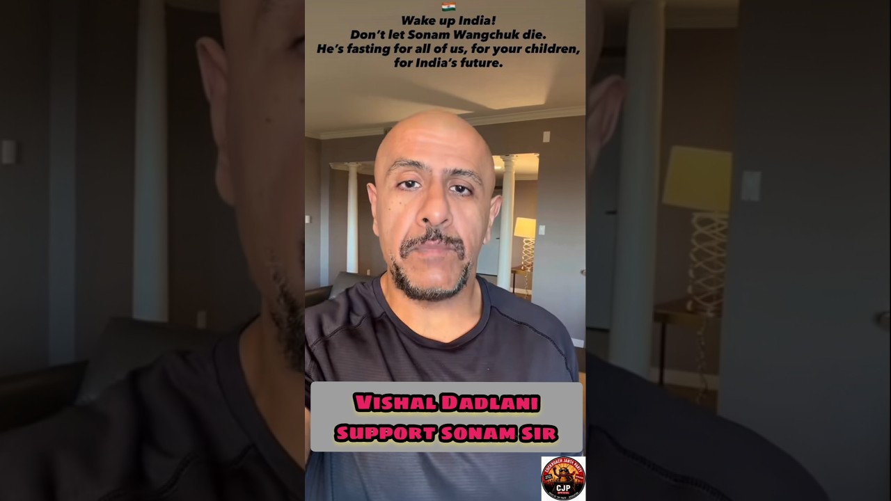 🚨 Vishal Dadlani Supports Sonam Wangchuk | Emotional Appeal to Government | Latest Update 🇮🇳