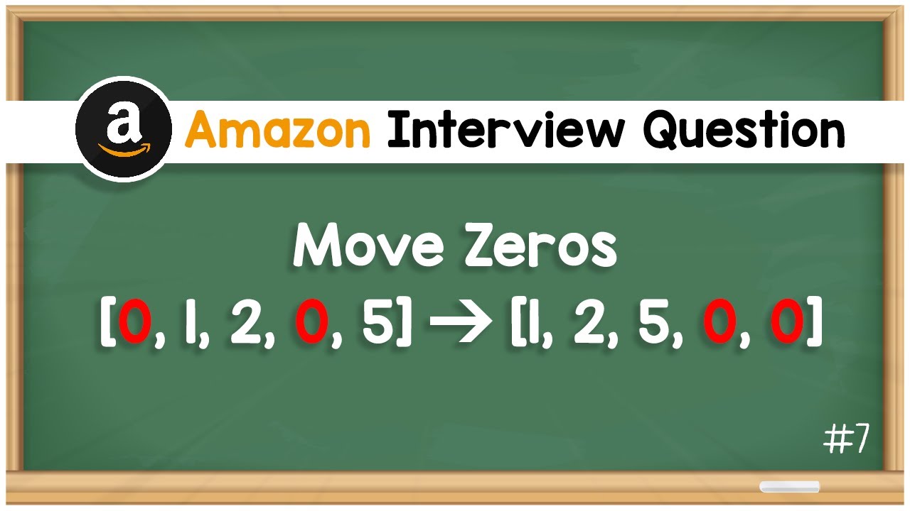 Move the Zeros - Beginner FAANG Code Interview Question - Leetcode #283