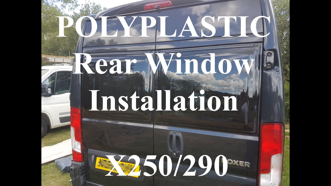 Polyplastic Camper Ducato, Boxer, Relay, Promaster Opening Rear Window & Blinds Installation Video