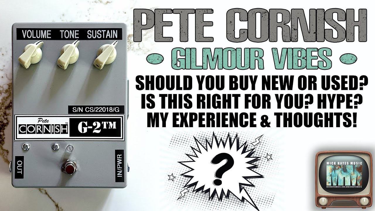 PETE CORNISH G-2 • GILMOUR & PINK FLOYD VIBES | SOUND SAMPLES & MORE!