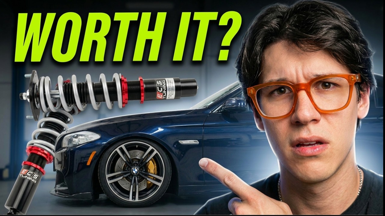 Хотите сэкономить на койловерах? Установка койловеров ECS Tuning F10 535i