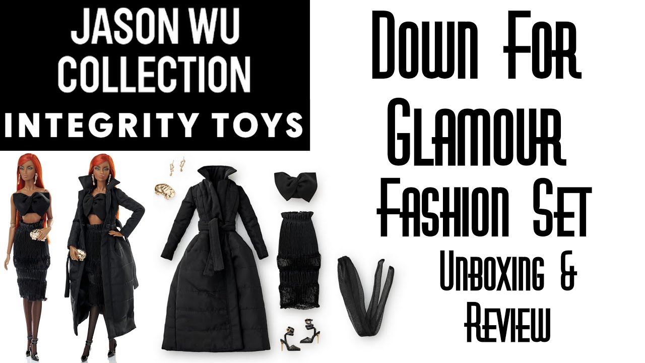 🧥 DOWN FOR GLAMOUR DOLL FASHION SET JASON WU COLLECTION FALL 2022 👑 ECW 🌎 UNBOXING & REVIEW