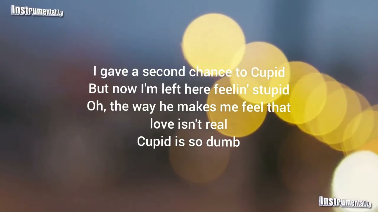 Cupid (Twin Ver.) FIFTY FIFTY [OT4] Karaoke | Instrumental.Ly