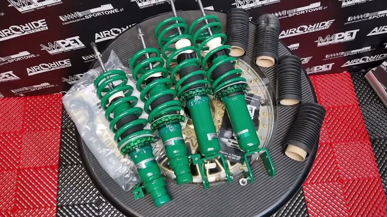 Zawieszenie gwintowane TEIN Street Advance Z - Honda Civic CRX ED 6 7 8 9  - MAPET-TUNING Unboxing