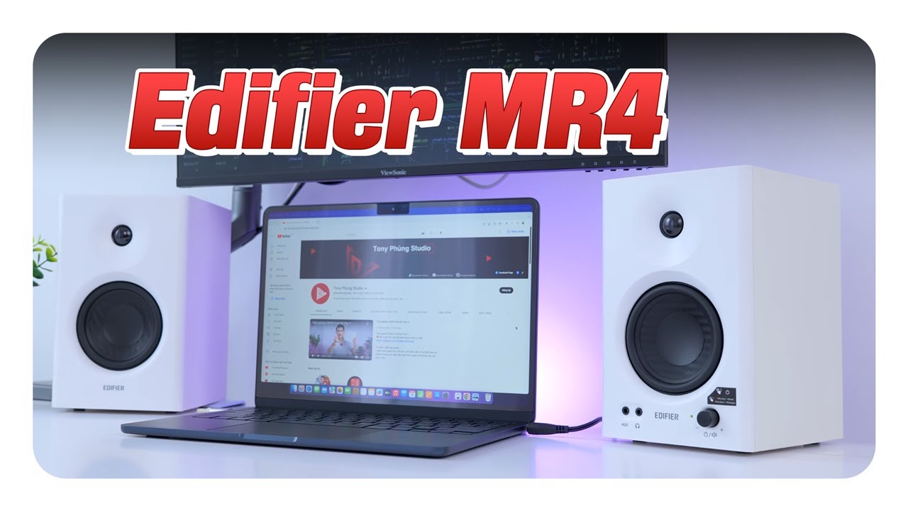 Trải nghiệm bộ loa kiểm âm nghe đã hay rồi còn đẹp nữa - Edifier MR4 !!!