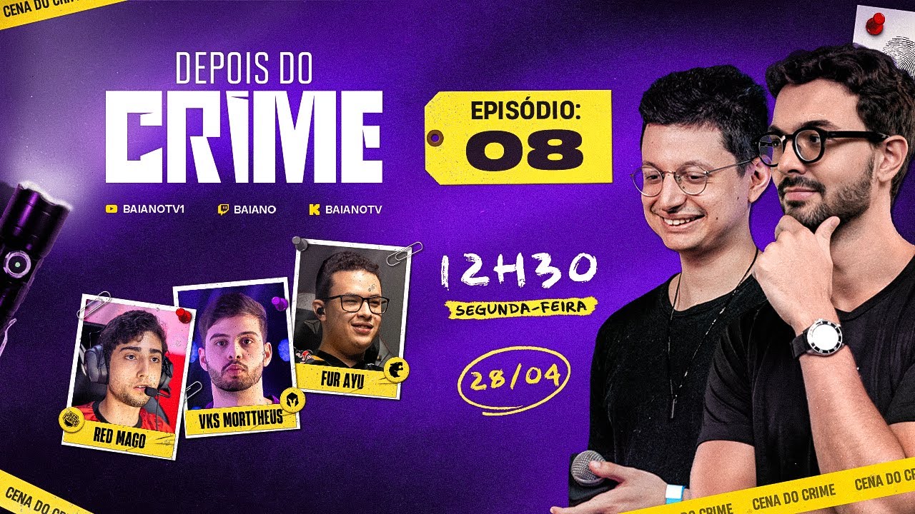 LIVE COMPLETA: Depois do crime EP: 08 | RED Jean Mago, VKS Morttheus & FUR Ayu