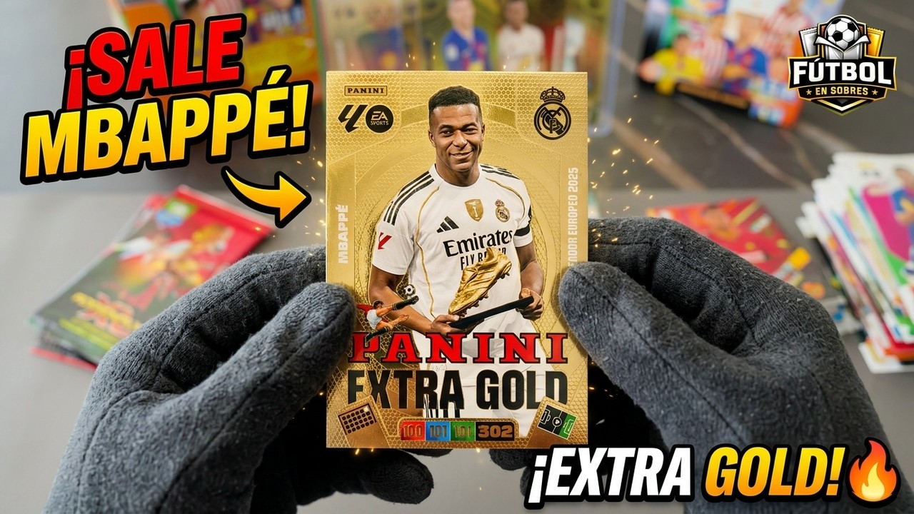 ¡SALE KILIAN MBAPPÉ EXTRA GOLD! POR FIN🔥 |ABRO +15 SOBRES ADRENALYN XL | Y OTROS SOBRES ESPECIALES