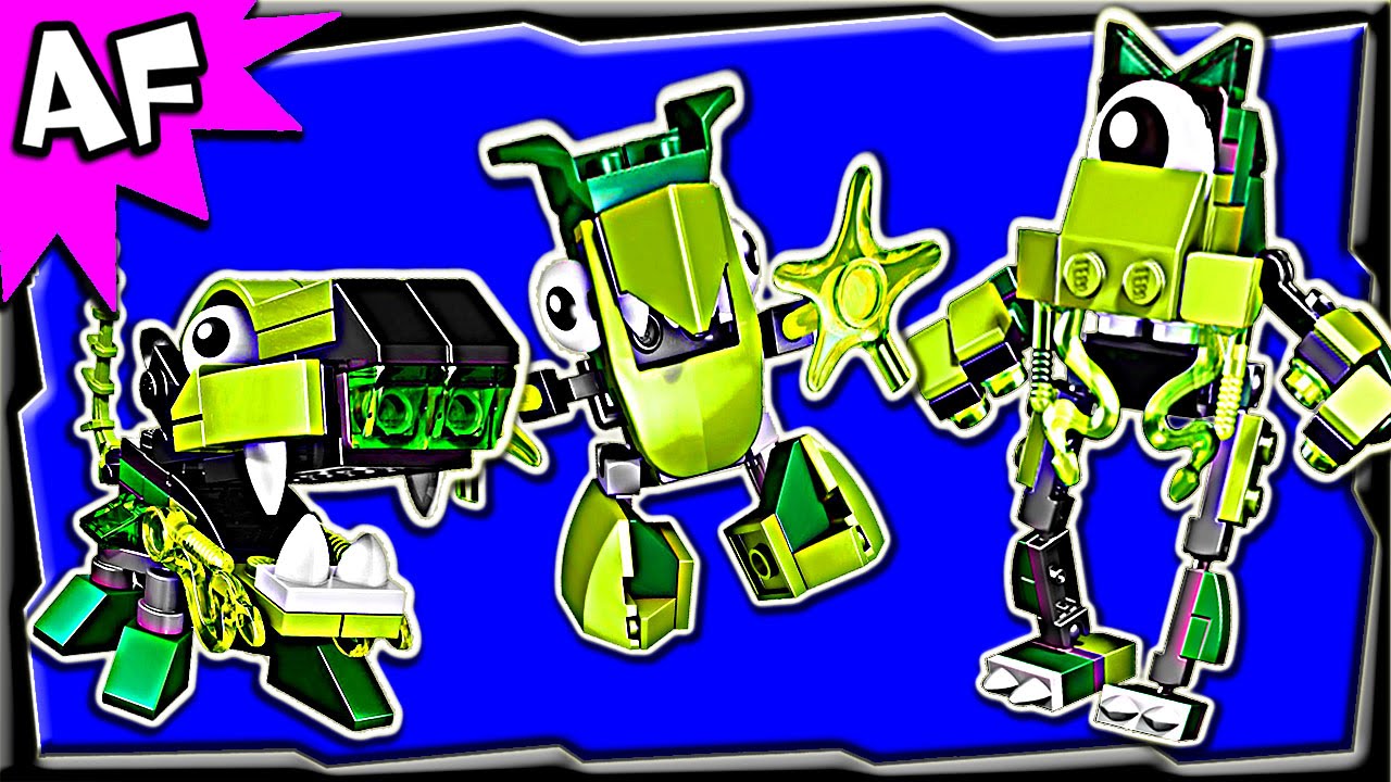 Lego Mixels GLORP CORP Series 3: Glomp, Glurt, Torts 41518 41519 41520 Stop Motion Set Review