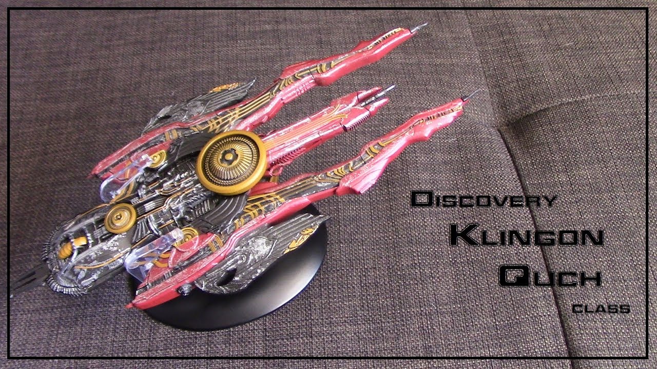 Discovery Klingon Quch Class Eaglemoss Review
