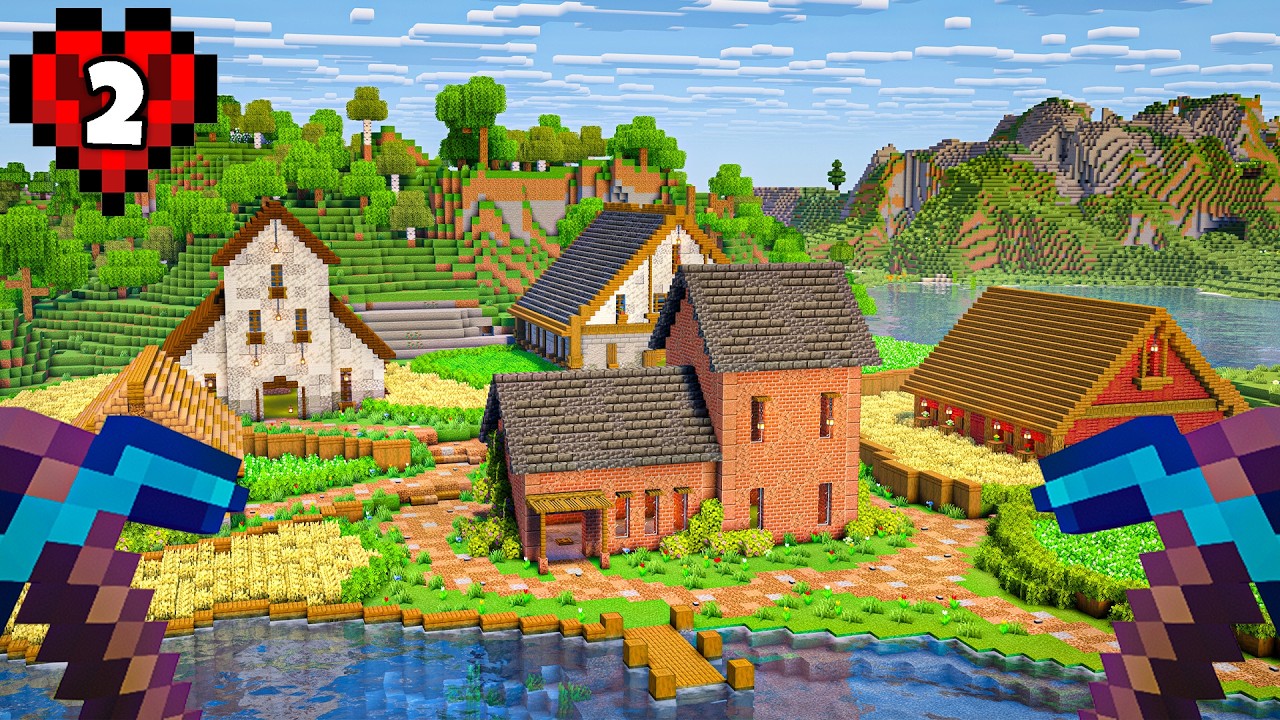 I Built 5 USEFUL Farms in Hardcore Minecraft!