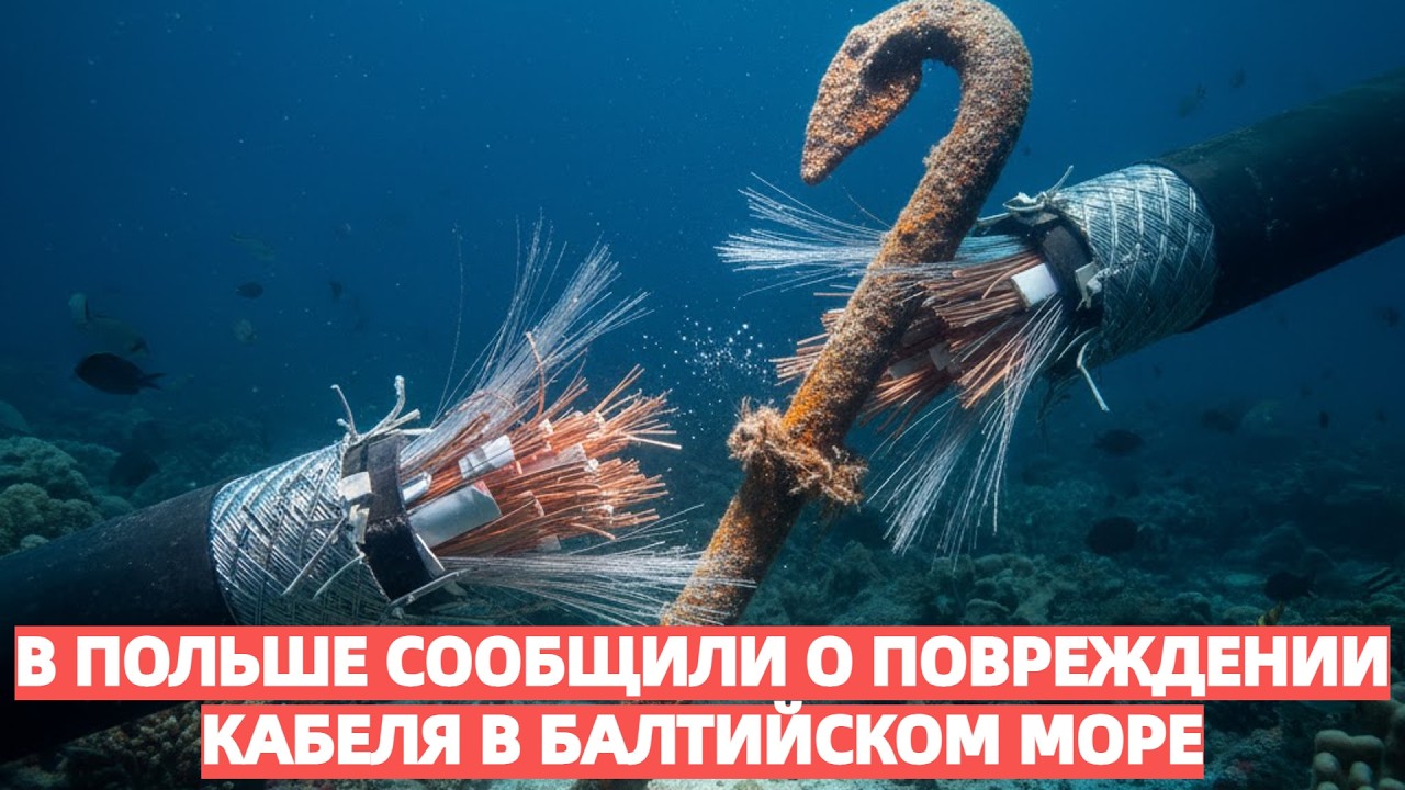 Балтика под угрозой: Польша объявила о новом обрыве стратегического кабеля