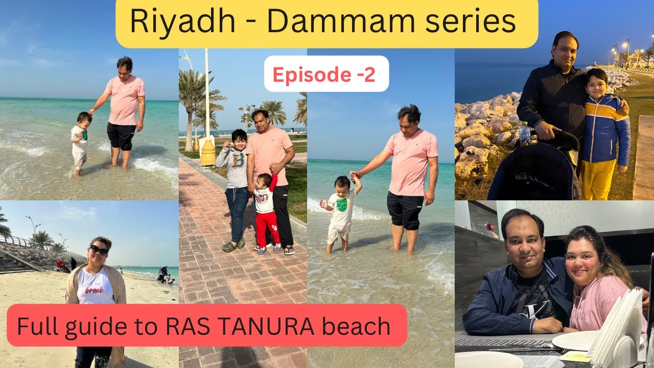 Visit to *RAS TANURA*beach | *Zaitoon* Indian restaurant | Saudi - *Bahrain*🇧🇭 border | #riyadh
